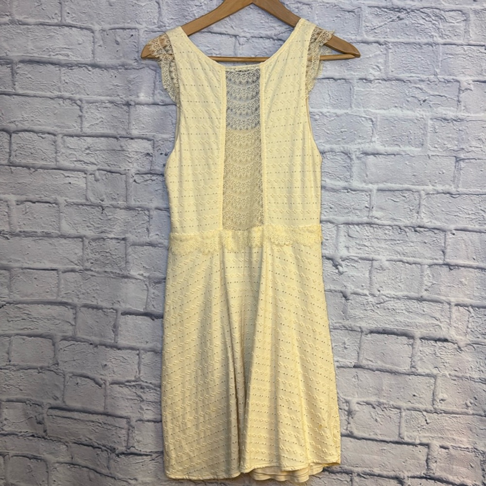 Free People | Cream Lace Dress - Picture 8 of 8